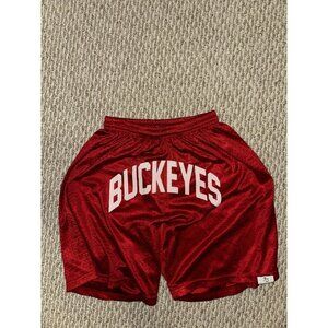 Ohio State Buckeyes Red Mesh Shorts Men’s Small 5” Inseam
